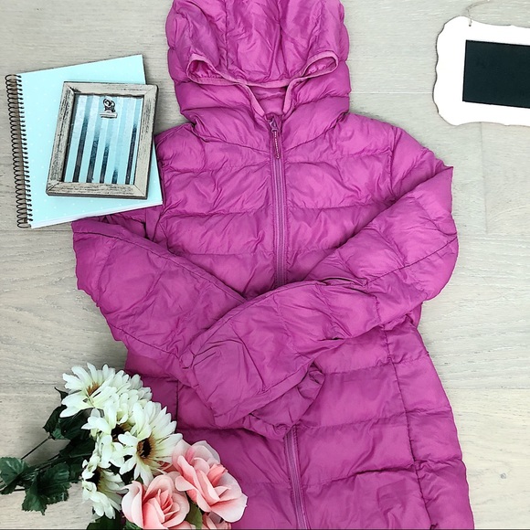Uniqlo Pink Puffer Jacket Children's - Picture 1 of 6